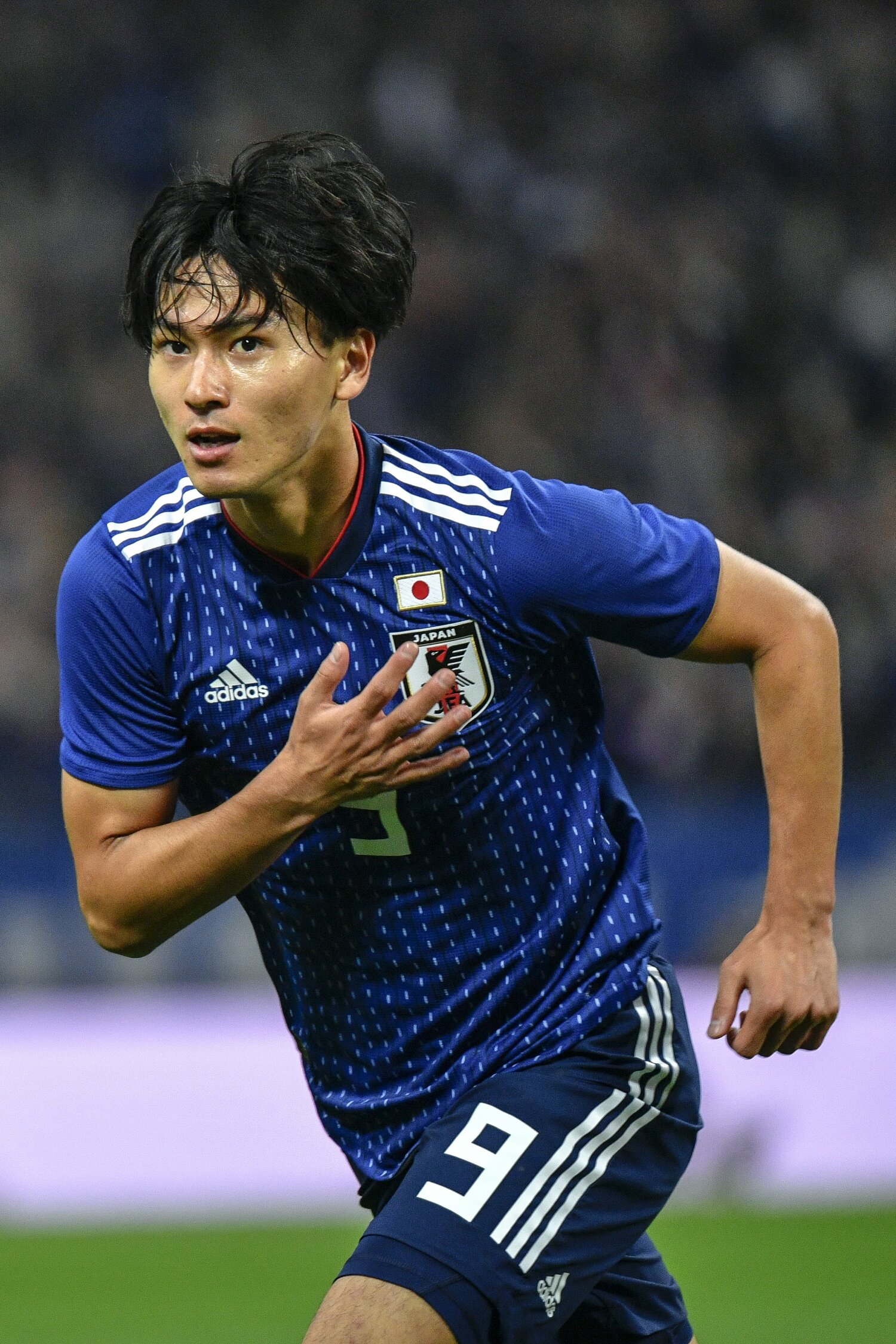 2018年の南野　©Takuya Sugiyama