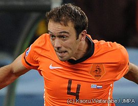 オランダ代表マタイセン。押し出しの強い風貌