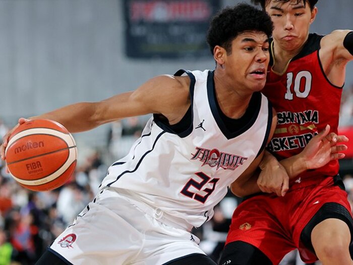 「カリーも八村塁も、ジャックもです」高1で194cm、日本代表招集に高校バスケ優勝＋ベスト5…“ゴリ押ししない怪物”白谷柱誠ジャックとは何者か＜Number Web＞ photograph by Naoki Nishimura/AFLO SPORT