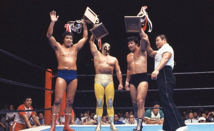 プロレスフィギュアマスカラス兄弟3体セット キャラプロ版