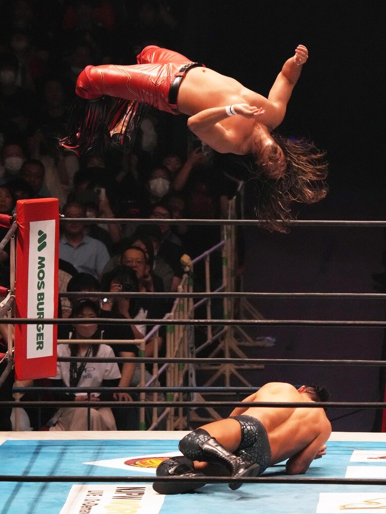 辻陽太のムーンサルトプレス