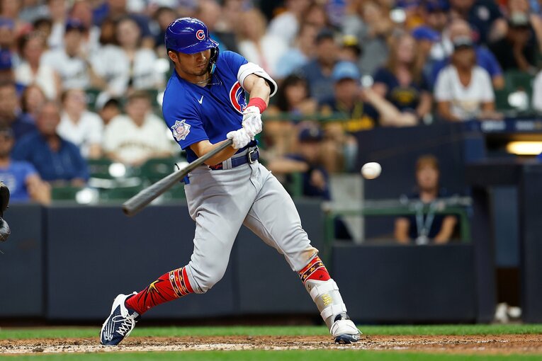 復帰1試合目でランニング本塁打を放った鈴木　©Getty Images