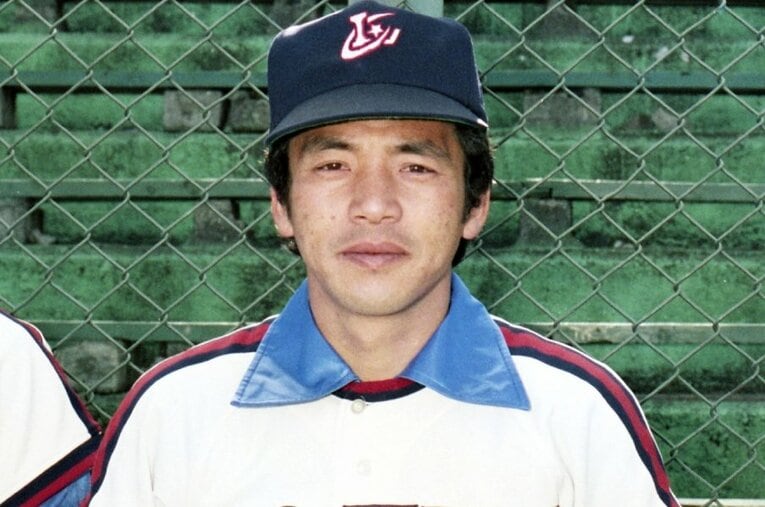 プロ入りした1979年から86年までロッテでプレーした落合博満　©KYODO