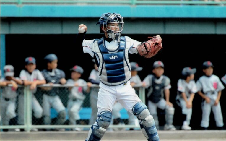 竹下選手の小学校時代　写真=母提供