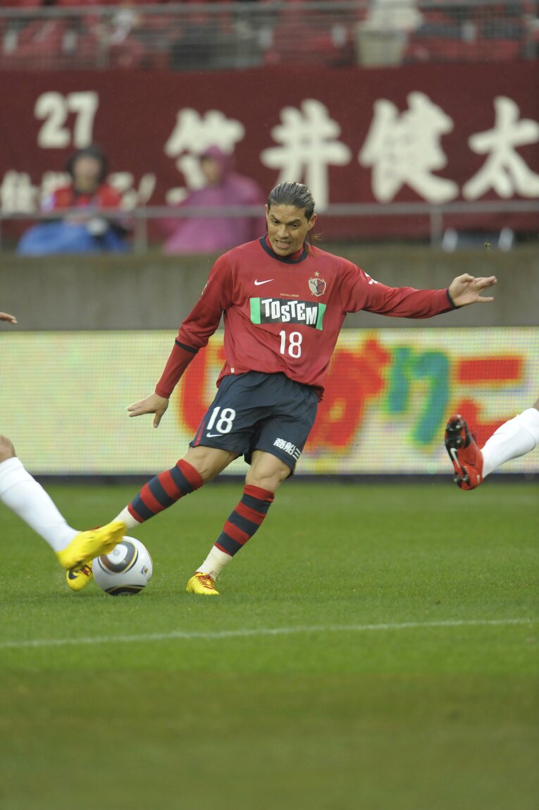 鹿島時代のマルキーニョス　©Toshiya Kondo