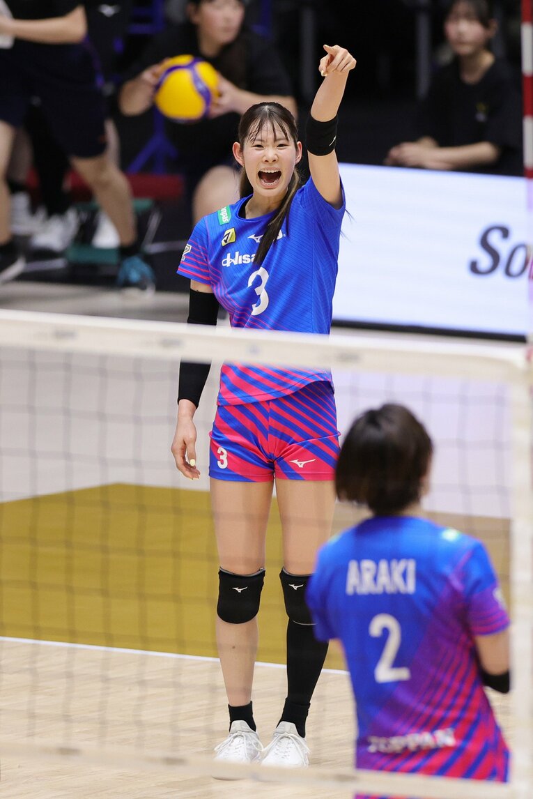 先日発表された日本代表登録メンバーにも名を連ねた北窓絢音　©︎JIJI PRESS