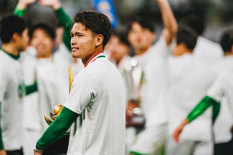 高校時代の松木玖生（3年）©︎Kiichi Matsumoto