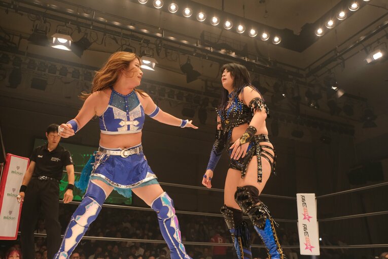 スターダムの大学生レスラー・妃南　©Norihiro Hashimoto