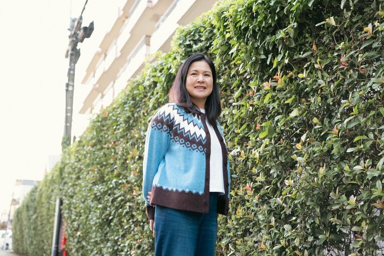 現在はアメリカで暮らす山崎五紀さん　©Shiro Miyake