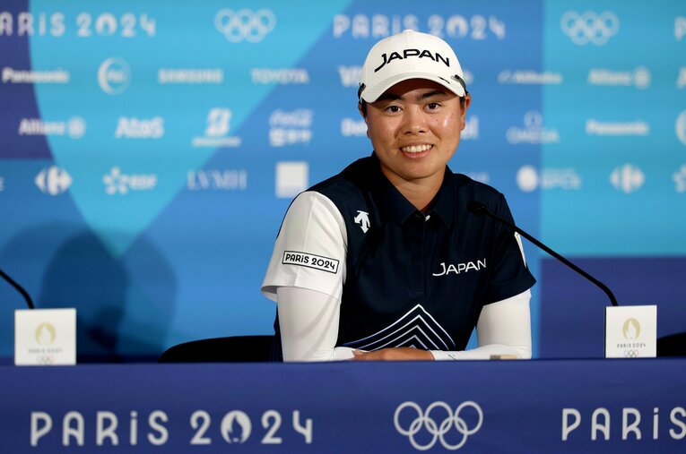 東京大会に続き、2度目の五輪出場となる笹生優花（23歳）。初日は5オーバーと出遅れたが、巻き返す力はある ／ photograph by Kevin C. Cox/Getty Images