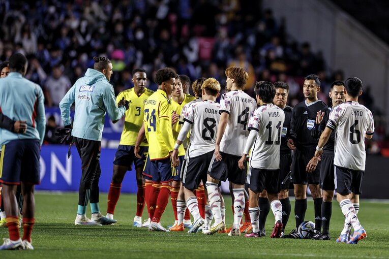 ポテンシャルの高さを感じさせたコロンビア。力負けしたが、収穫は多かった　©︎Kiichi Matsumoto/JMPA
