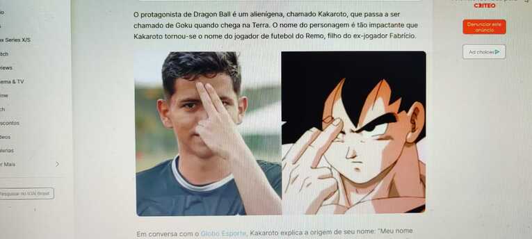 レモーのMFカカロット（2022年11月6日、電子メディア「IGNブラジル」）