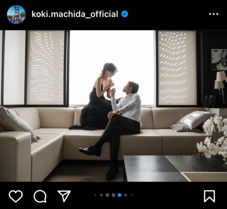 ※町田浩樹インスタグラムより（全7枚中の6枚目）