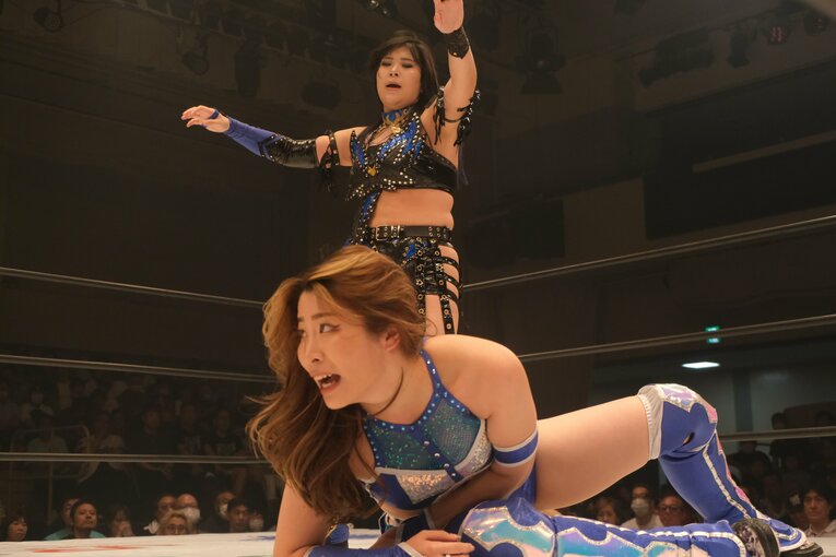 スターダムの大学生レスラー・妃南　©Norihiro Hashimoto