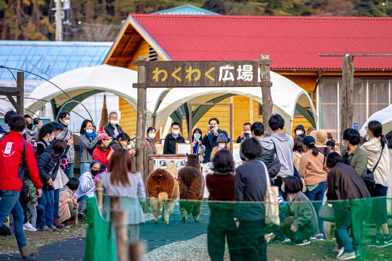 ゴール前は「日本ダービー」の東京競馬場のような盛り上がりに