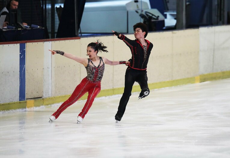 吉田唄菜＆森田真沙也組のRD（1枚目）　©Sean Gillis