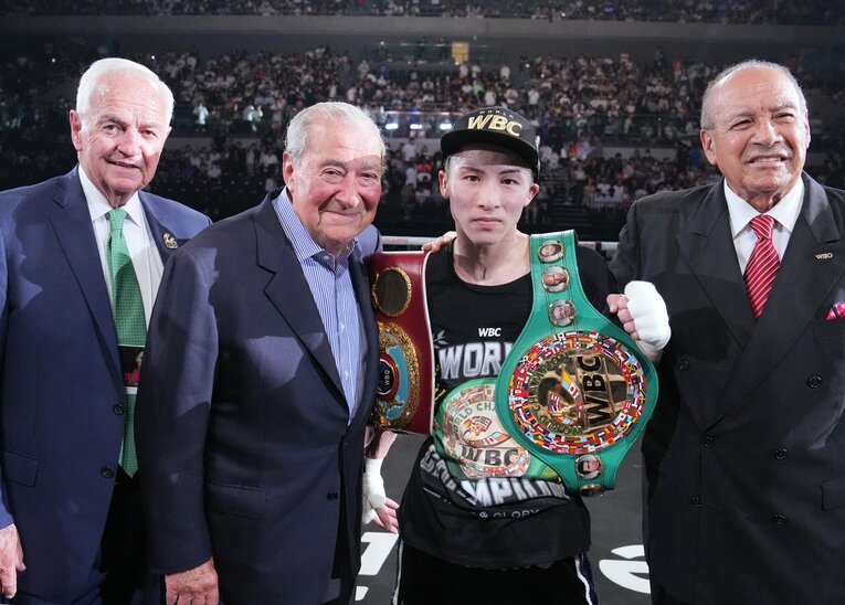 トップランク社のボブ・アラム氏と　©Naoki Fukuda