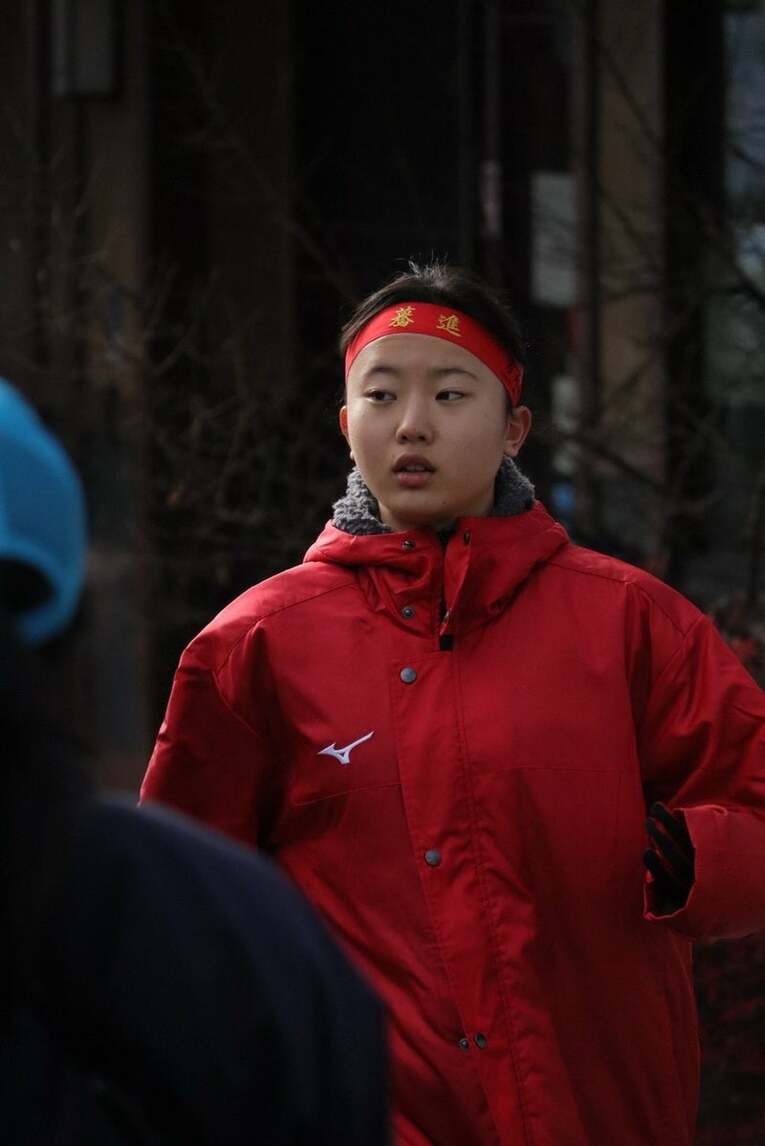 当時3年生だった佐伯選手。通常、富山中部高の生徒は夏で競技を引退するのだが…／富山中部高陸上部ブログより引用