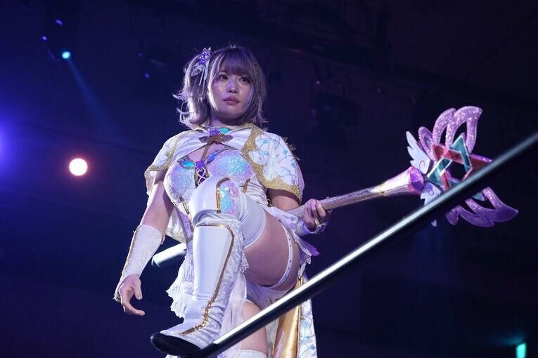 入場する中野たむ　©Essei Hara