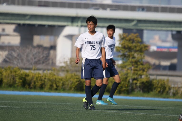 米子北高時代の佐野海舟　©︎Takahito Ando