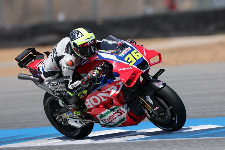 テストで復調の兆しが見えたホンダのミル　©Satoshi Endo