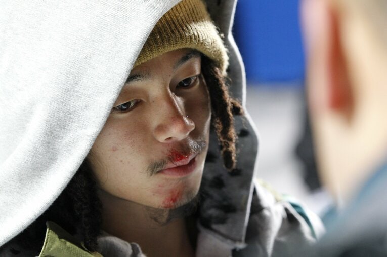 2010年のバンクーバー五輪スノーボード・ハーフパイプに出場した國母和宏。出国時の服装を巡って日本中からバッシングが巻き起こった ／ photograph by JMPA