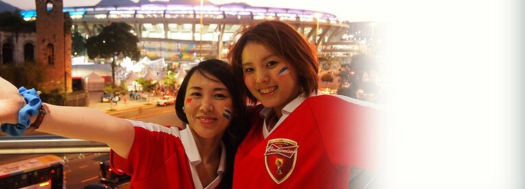 NumberWeb美人特派員が行く、ブラジルワールドカップ観戦ツアー 【後編】(1) ／ photograph by Number Web編集室