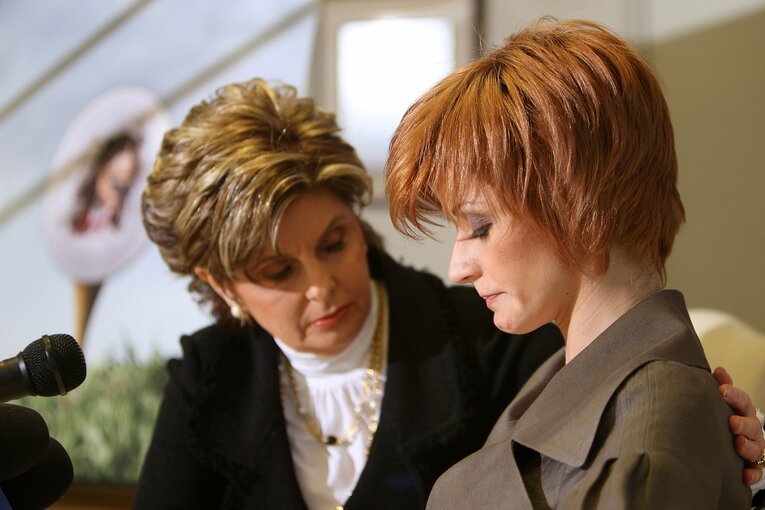 ウッズとの愛人関係を告白したベロニカさん（右）　©Getty Images