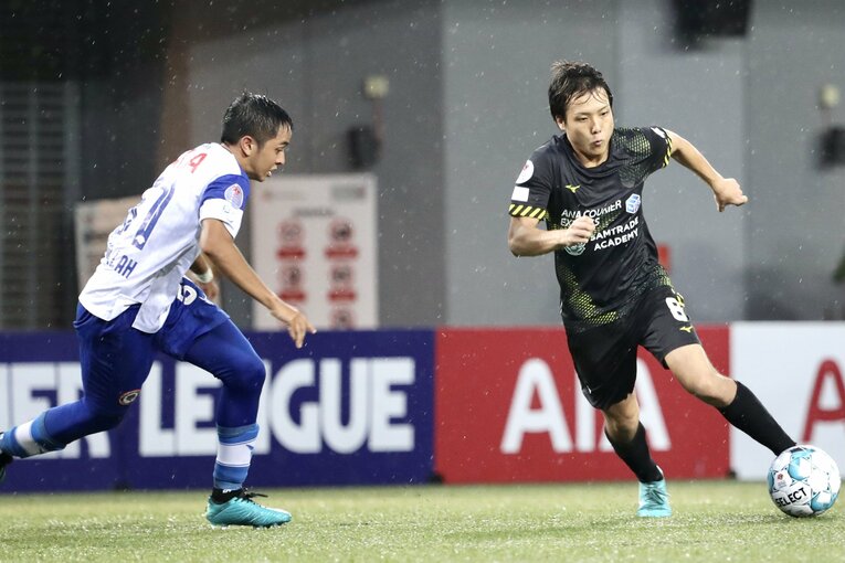 タンピネス・ローバーズFCでプレーする仲村京雅　©︎Ayumu Nagami