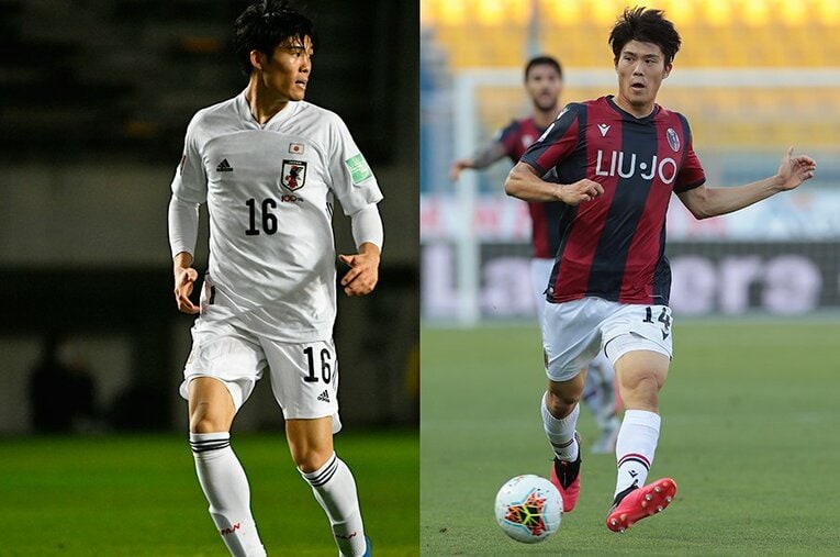 名門アーセナル移籍確定報道が流れる冨安健洋。市場価値の上がり方がものすごかった！ ／ photograph by JMPA/Getty Images