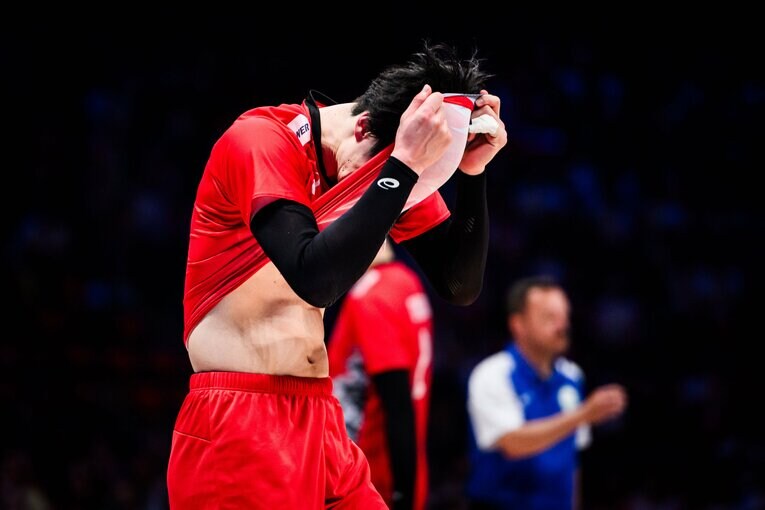 大塚達宣（VNL準々決勝カナダ戦）©︎Volleyball World