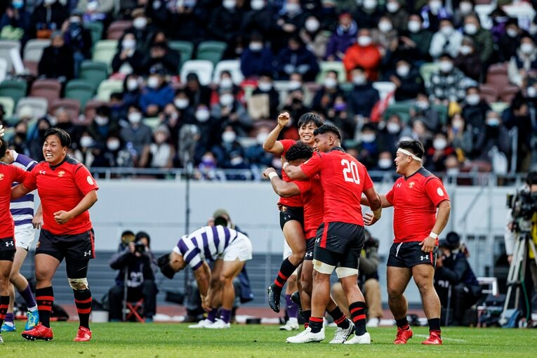 大学日本一に輝いた帝京大学　©︎Kiichi Matsumoto