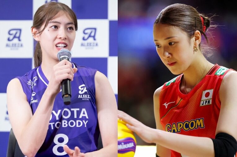 佐藤淑乃（右）の活躍は、姉・彩乃にも大きな刺激を与えている ／ photograph by L:ALEEZA AICHI,R:JVA/AFLO SPORT