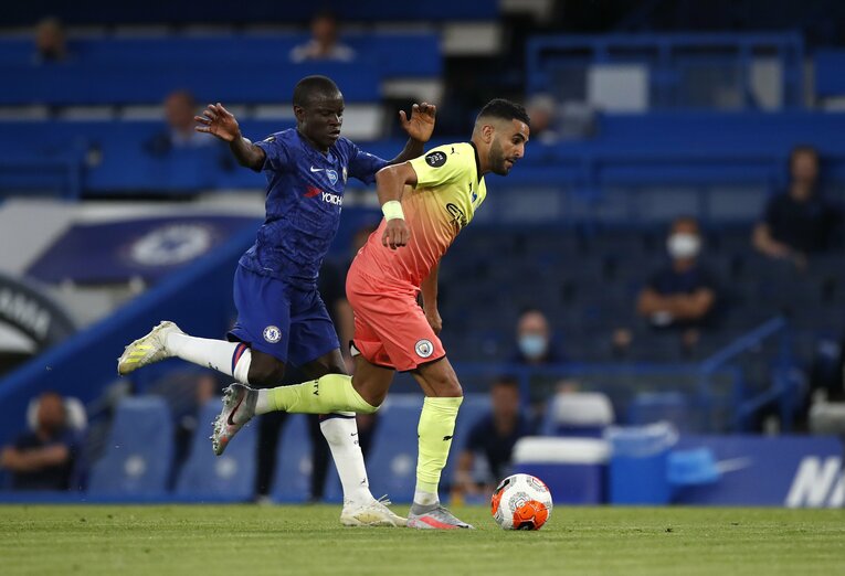 チェルシーのカンテとマンチェスター・シティのマフレズ©Getty Images