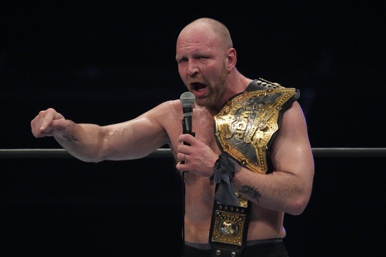 「世界三大団体制覇」を成し遂げたIWGP王者ジョン・モクスリー　©Essei Hara