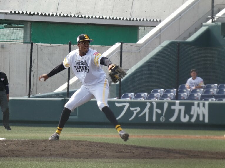 22歳右腕のマイロン・フェリックス ©Kotaro Tajiri