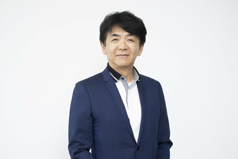「これからも一緒に…」りくりゅうに言葉をおくった木下氏　©Keiji Ishikawa