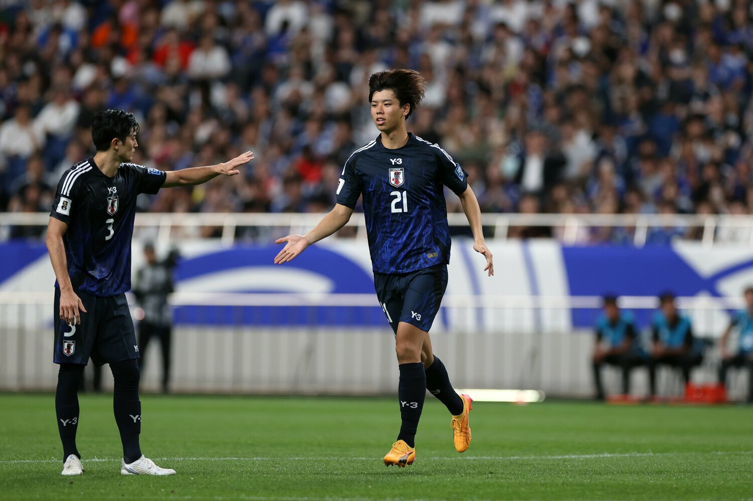 小学生時代から「憧れの選手」に谷口彰悟を挙げてきた高井幸大　©︎JFA/AFLO
