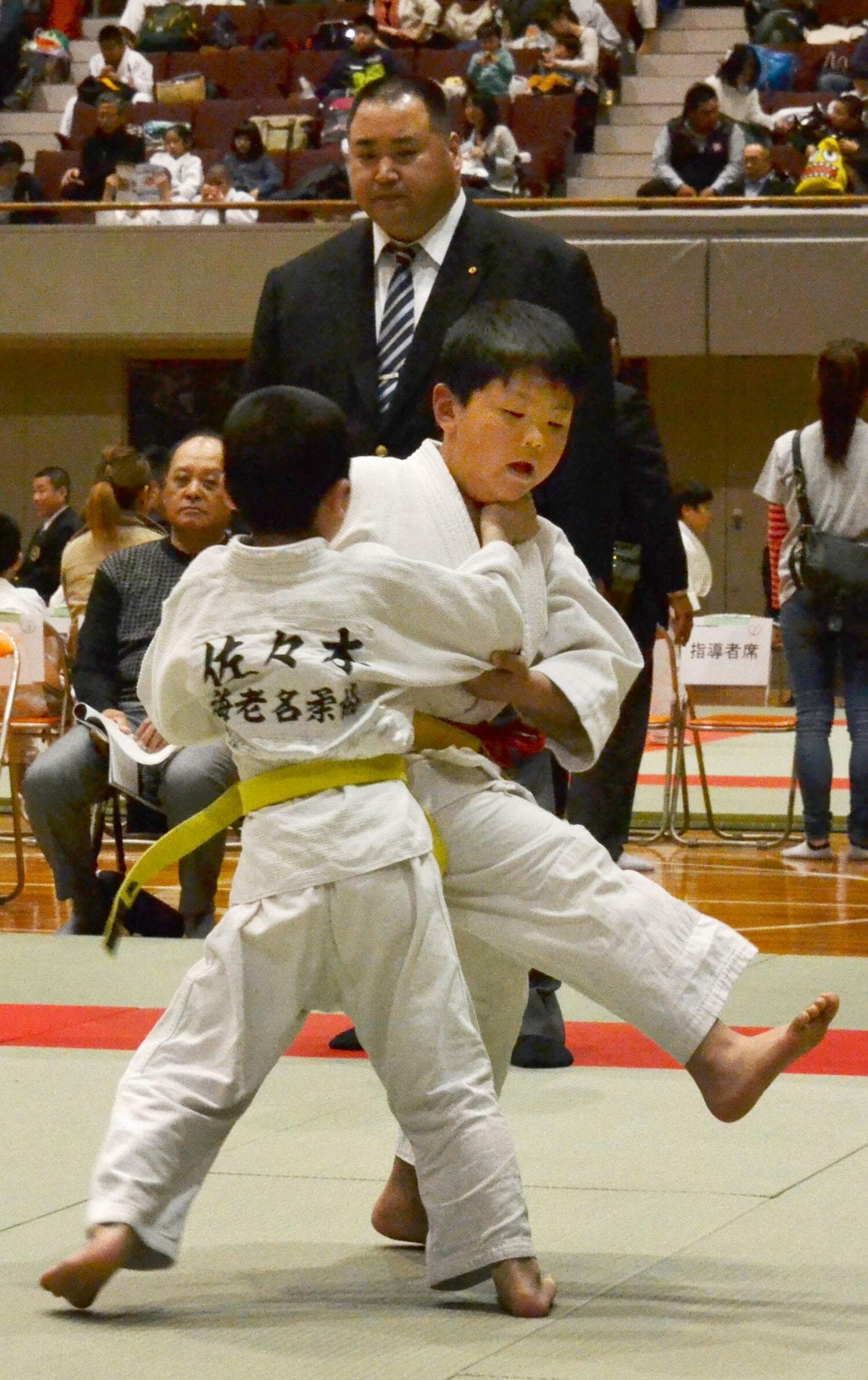 審判や相手校への罵声など、勝利至上主義の影響が見られた柔道・小学生年代の全国大会（写真はイメージです。本文とは関係ありません） ©KYODO
