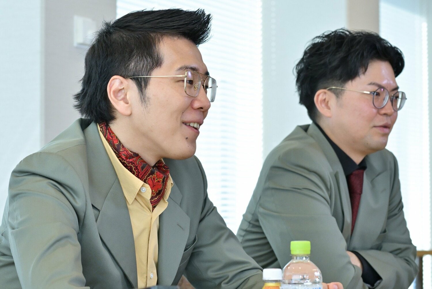 結成14年、3年連続でM-1決勝に出場したヤーレンズ(ケイダッシュステージ所属)。楢原真樹(ボケ担当、39歳、写真左)と出井隼之介(ツッコミ担当、38歳)