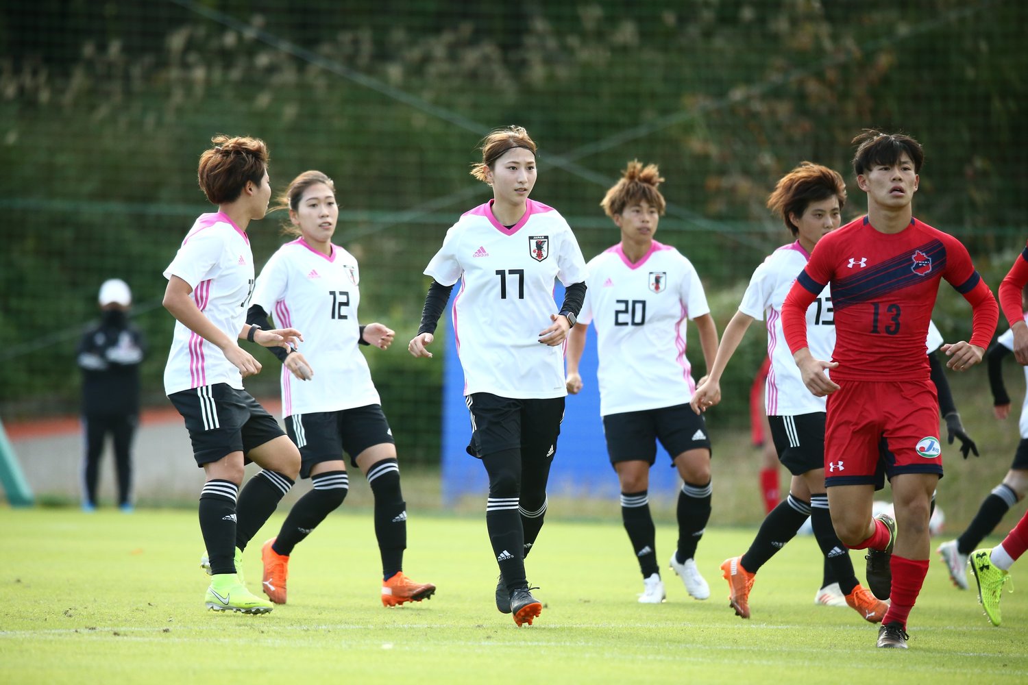 2020年10月のトレーニングキャンプ©JFA/AFLO 