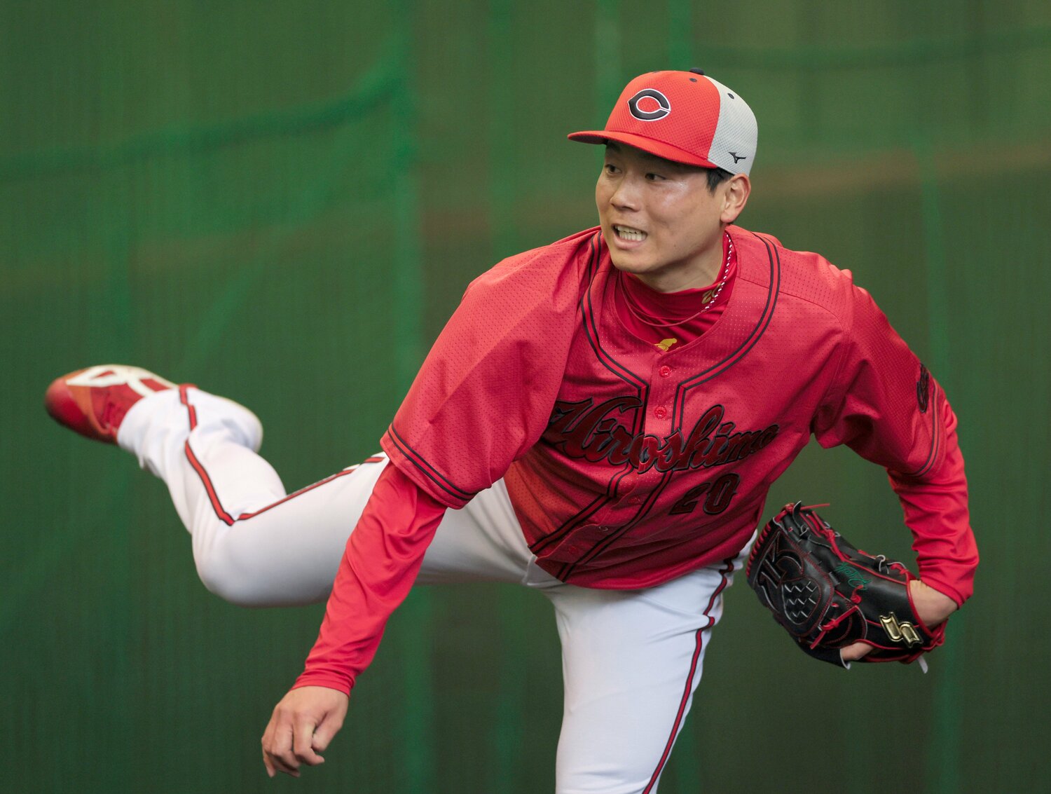 春季キャンプでは投球テンポを意識した練習に取り組んだ　©JIJI PRESS