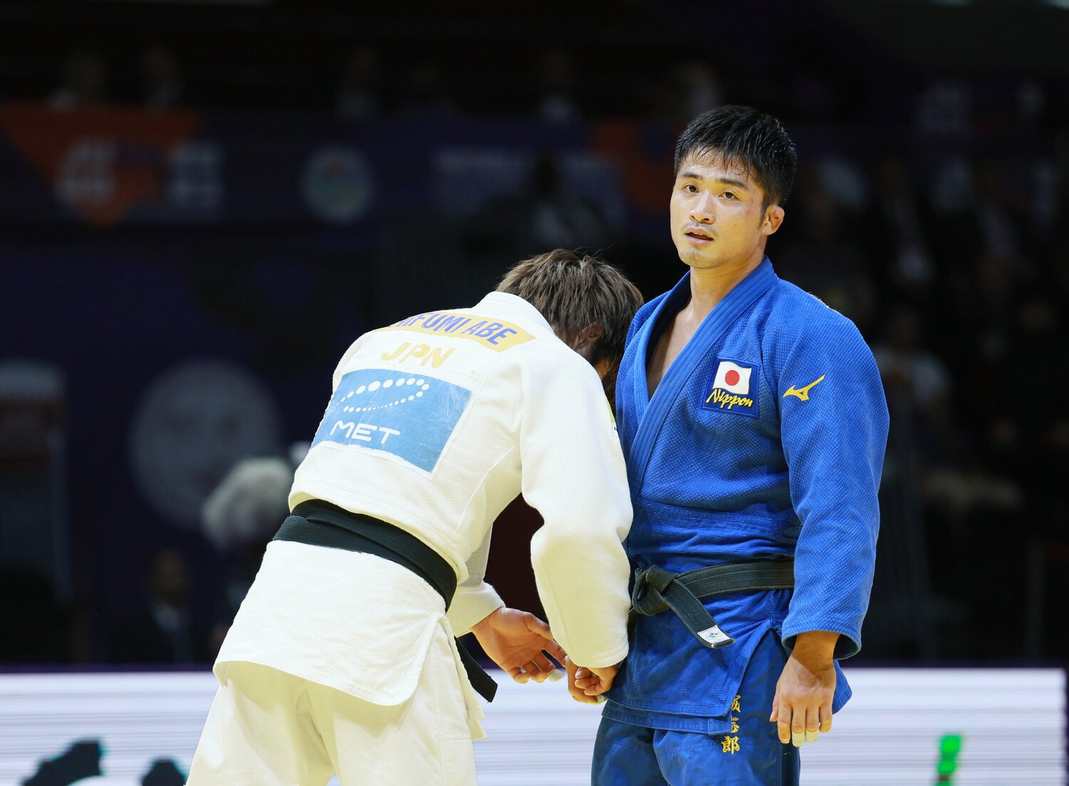 最大の好敵手、丸山城志郎　©JIJI PRESS