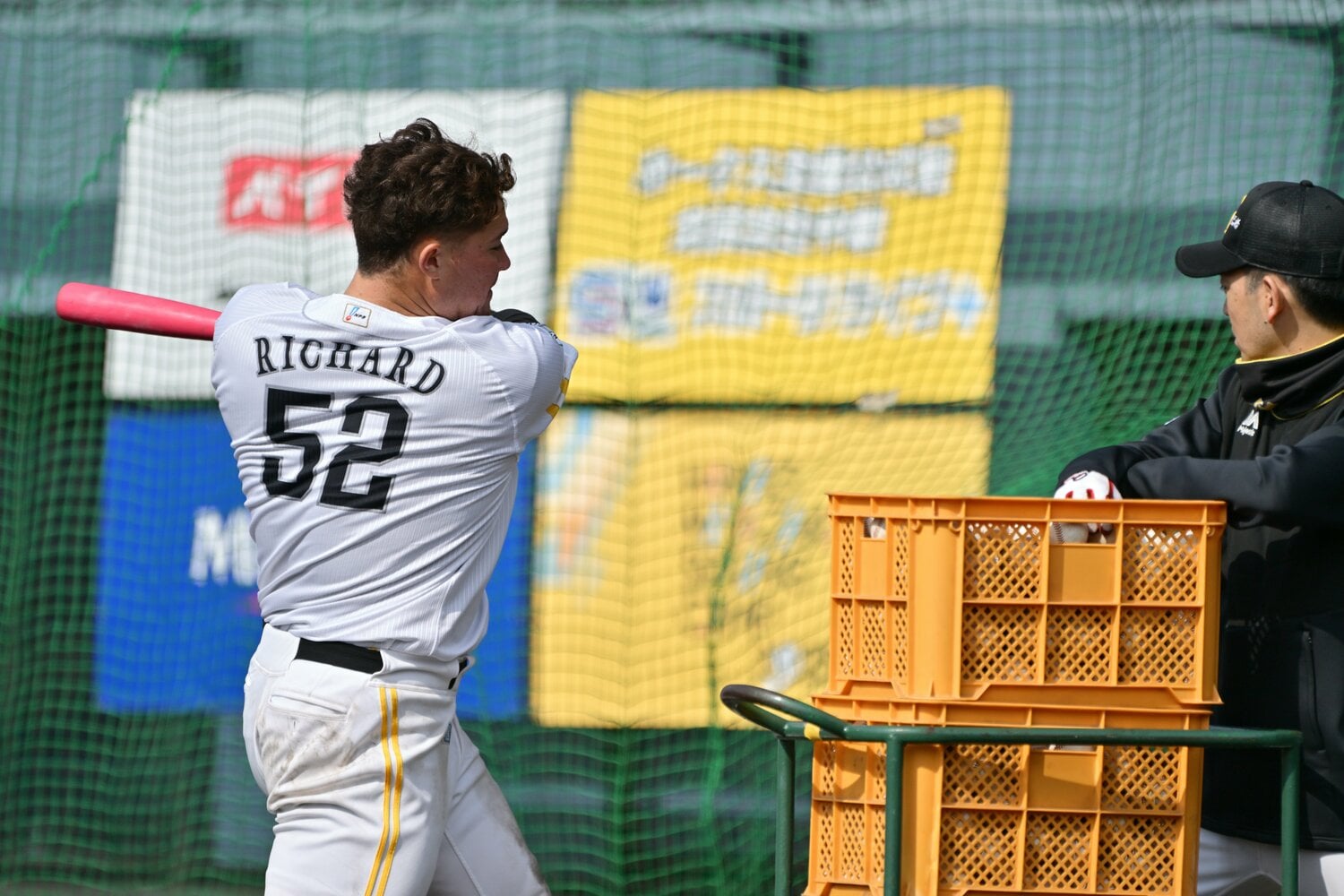 開幕一軍スタートも、無念の二軍落ちとなったリチャード ©Hideki Sugiyama