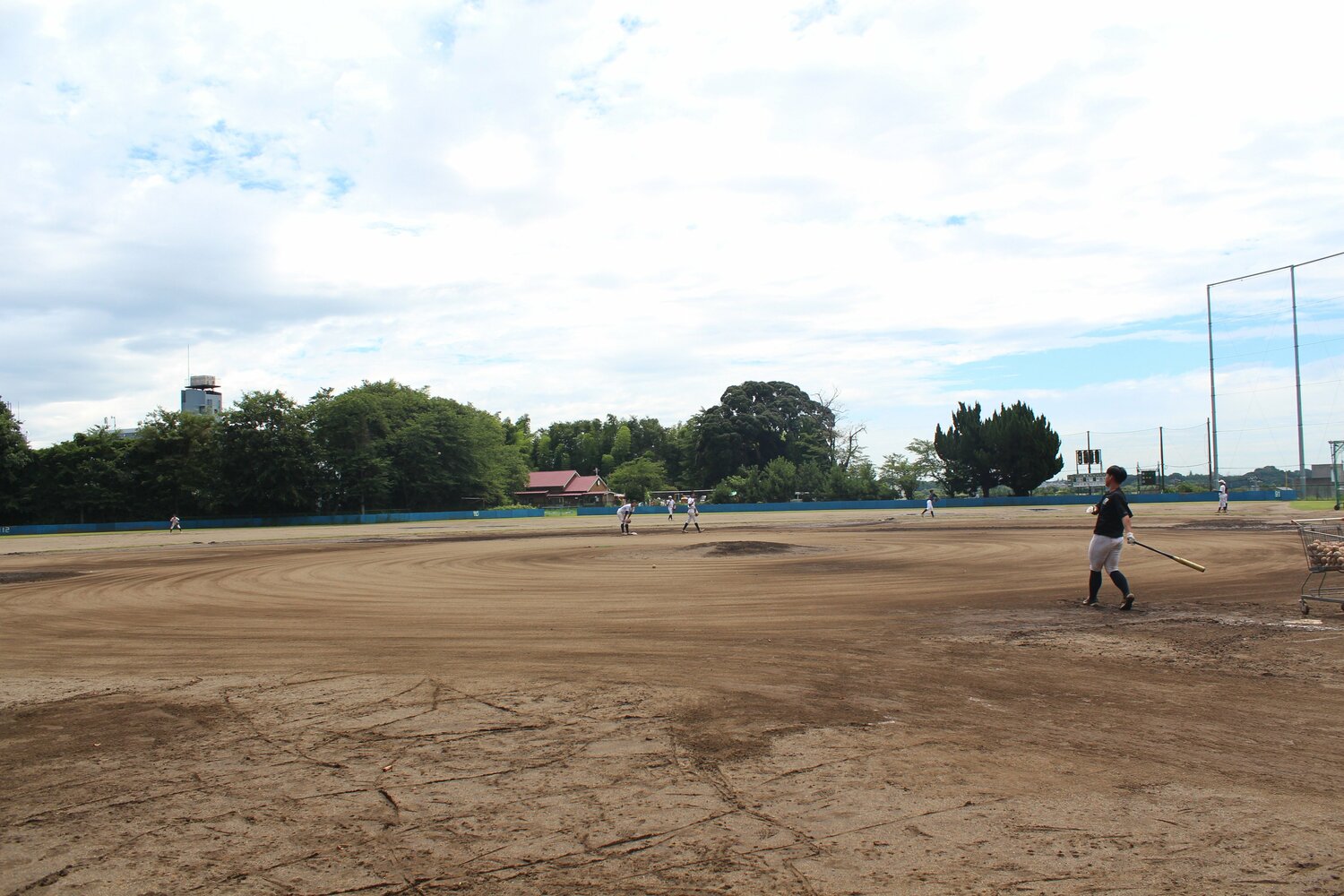 現在もあまり変わっていないという取手二のグラウンド ©Katsuharu Uchida