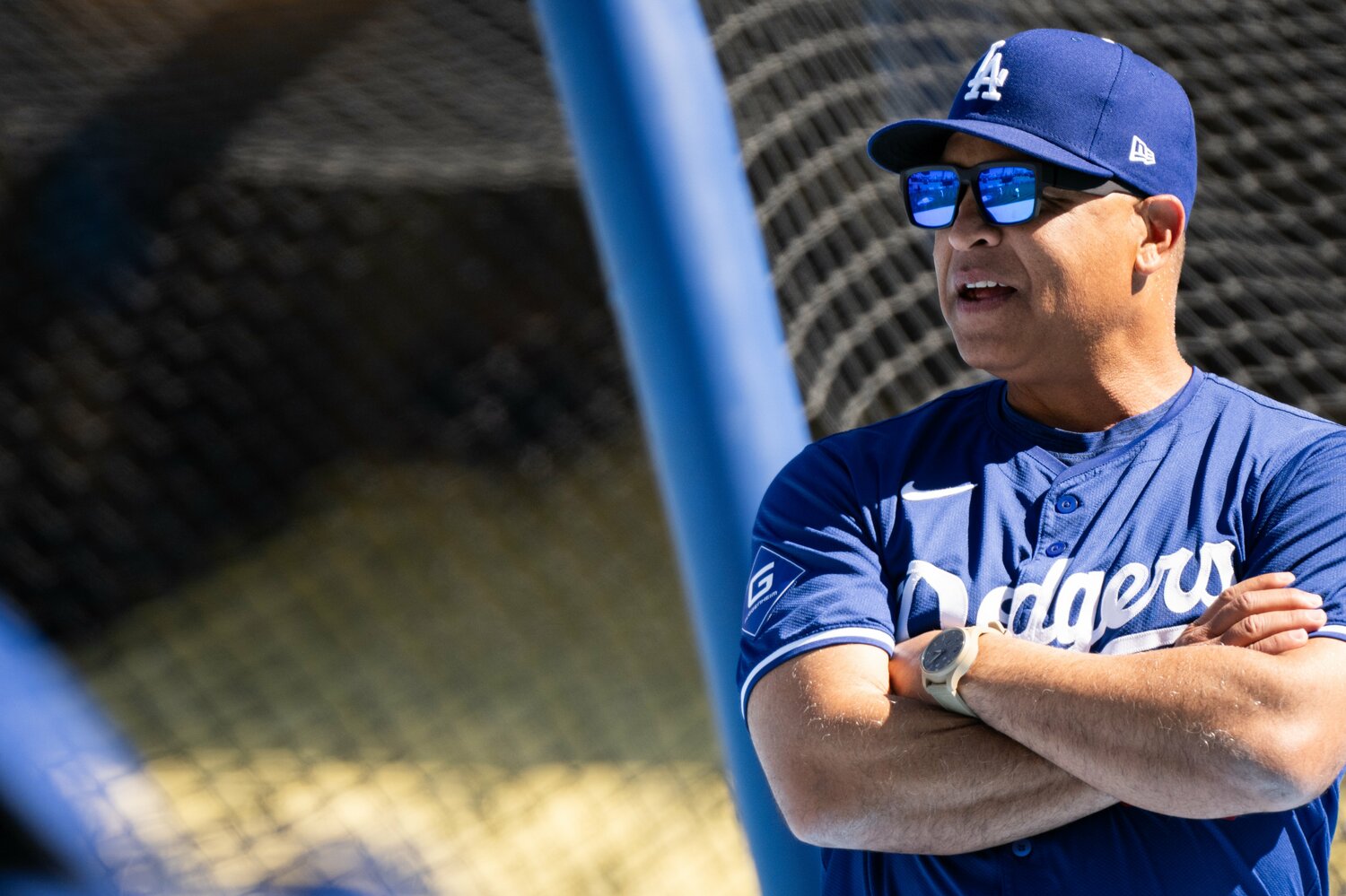 ドジャースを率いるデーブ・ロバーツ監督、52歳 ©Nanae Suzuki