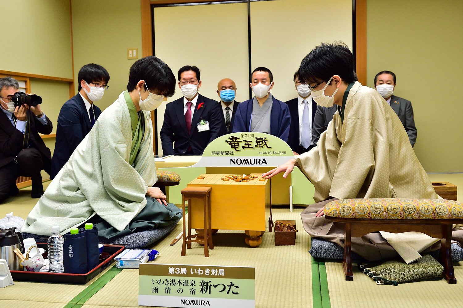 2021年の竜王戦第3局　©日本将棋連盟