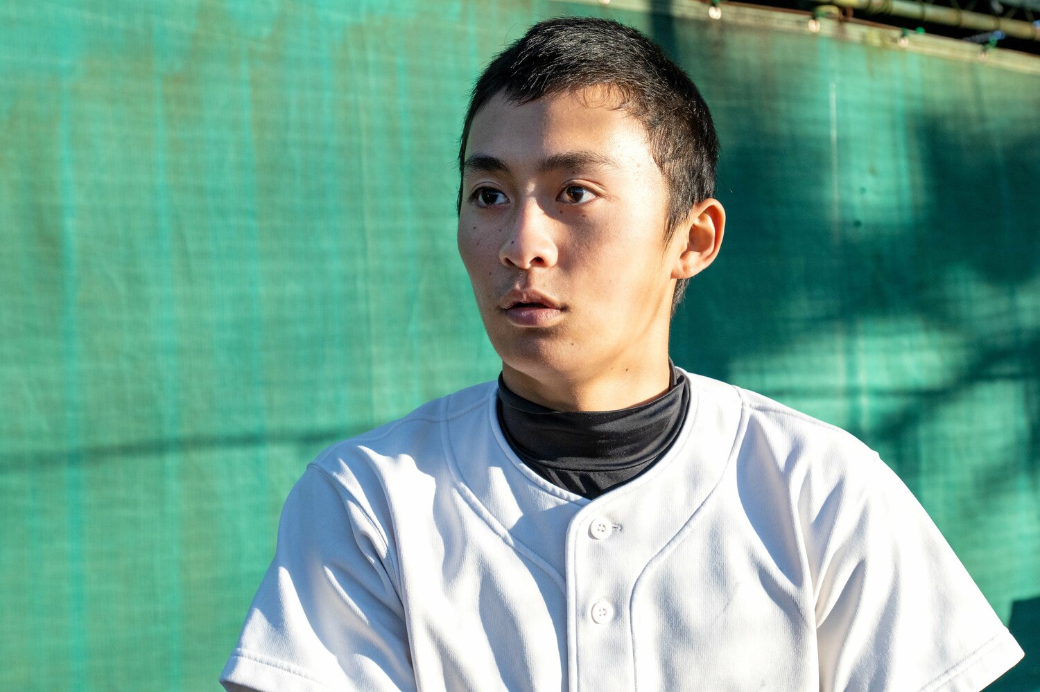 森井の1学年下で新主将を務める八嶋内野手　©Takashi Shimizu