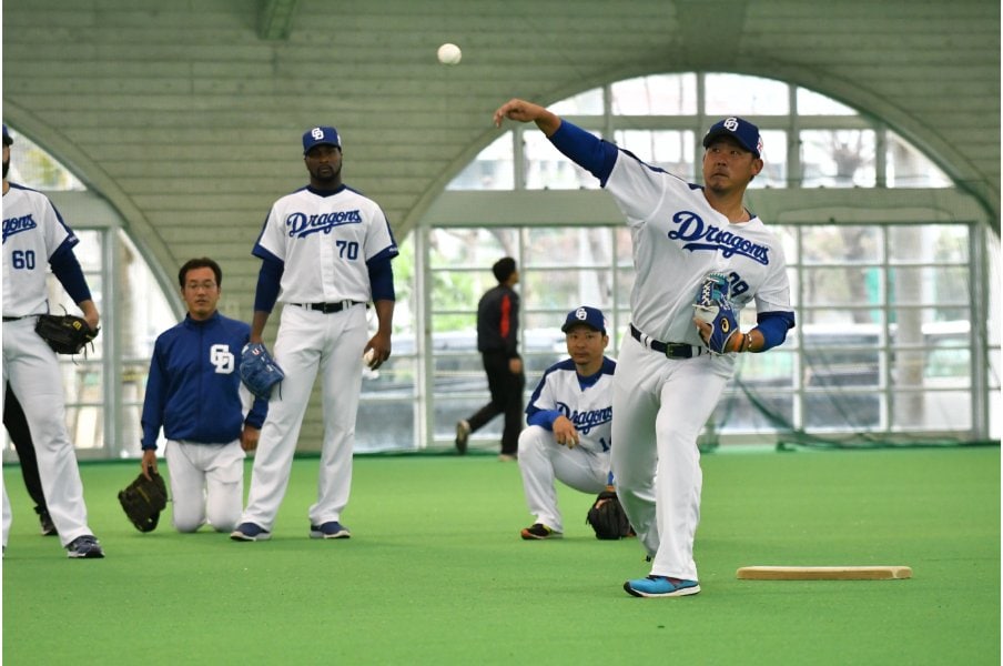 中日時代の松坂　©Sports Graphic Number