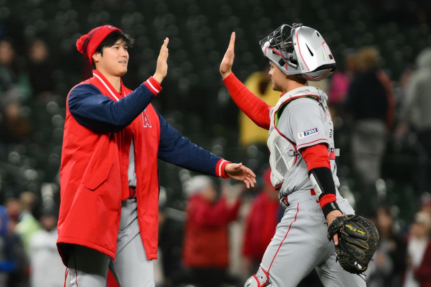 今季加入のオホッピー（右）との相性も上々だ　©︎JIJI PRESS